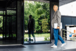 Man successfully exiting a SME